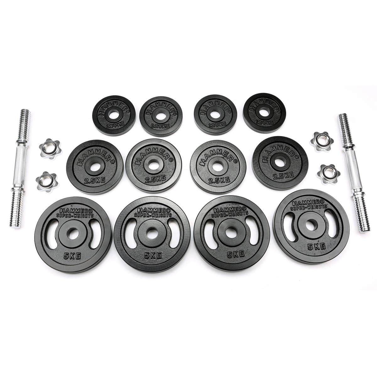40 kg Halterset, ijzer