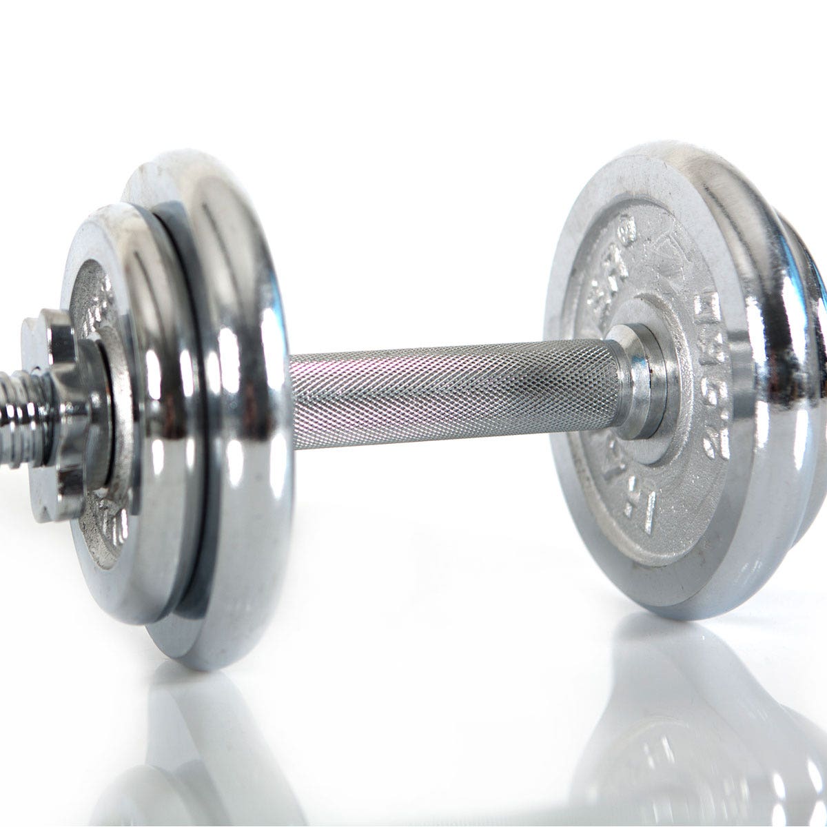 10 kg Halterset, chroom