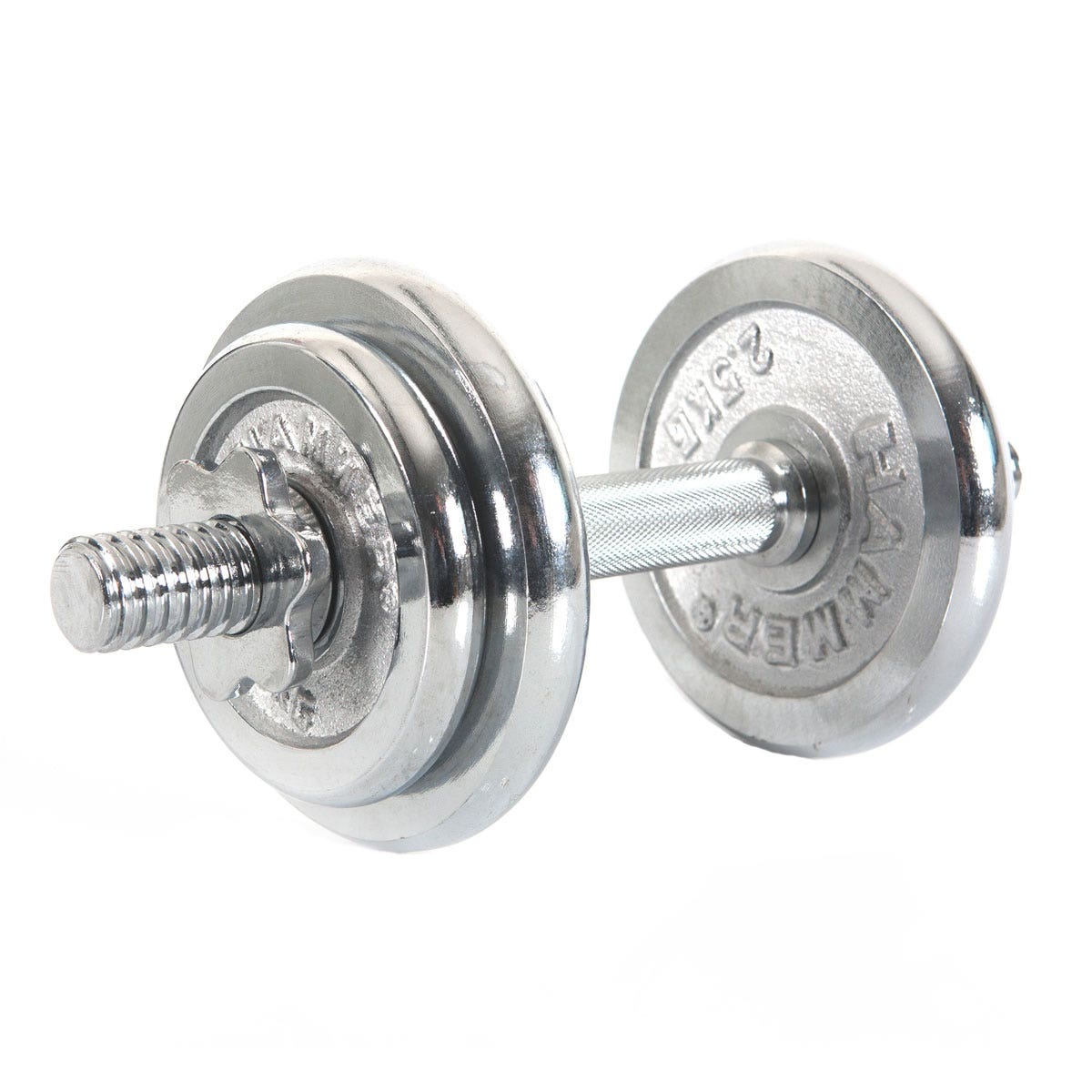 10 kg Halterset, chroom