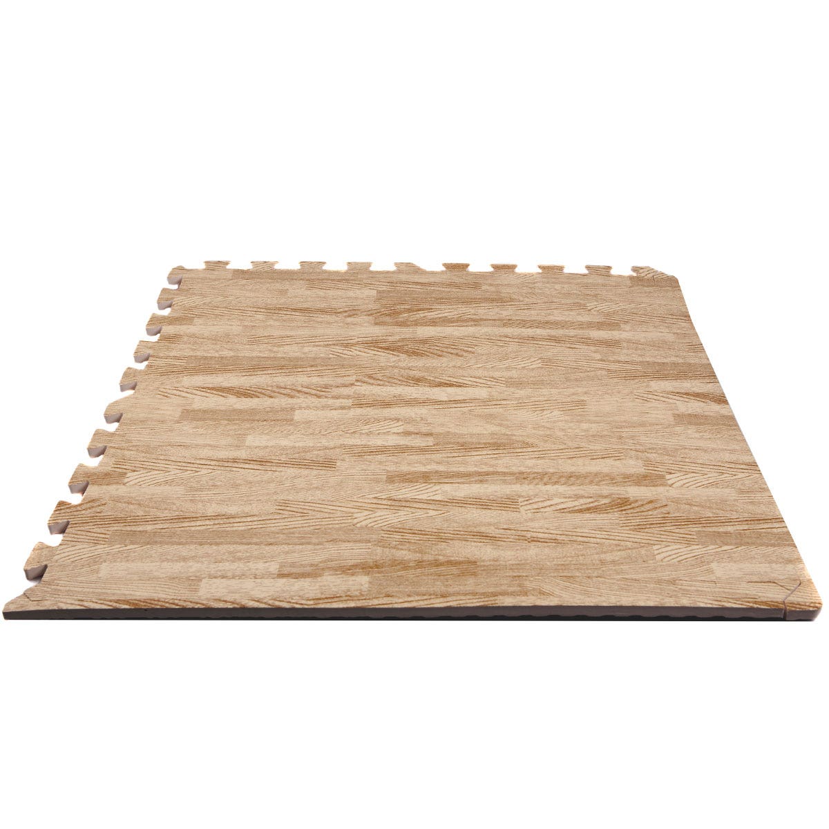 Puzzelmat houtlook