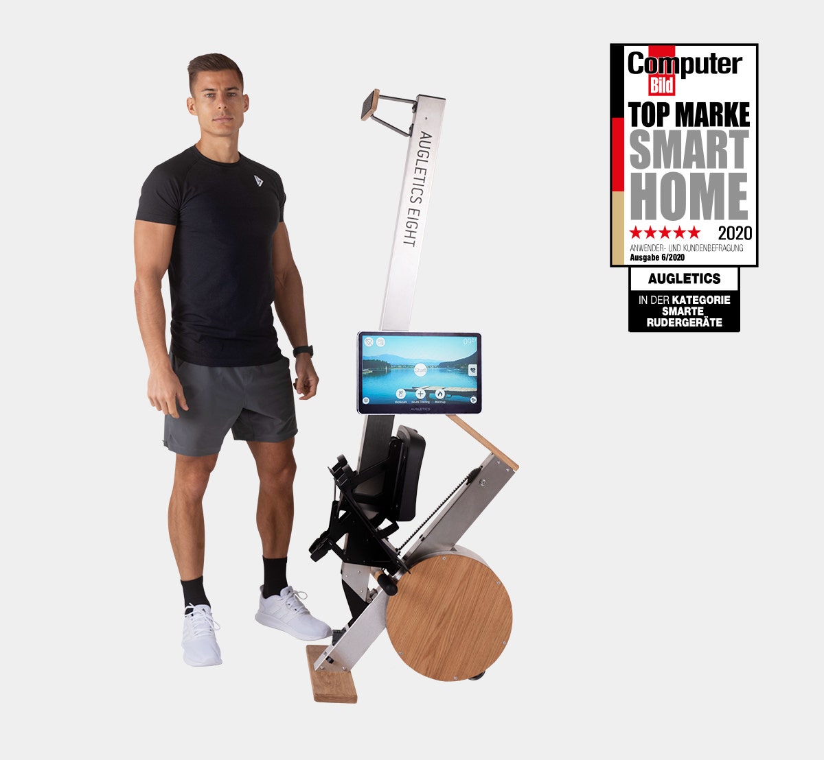 Model mit Siegel Model mit Siegel