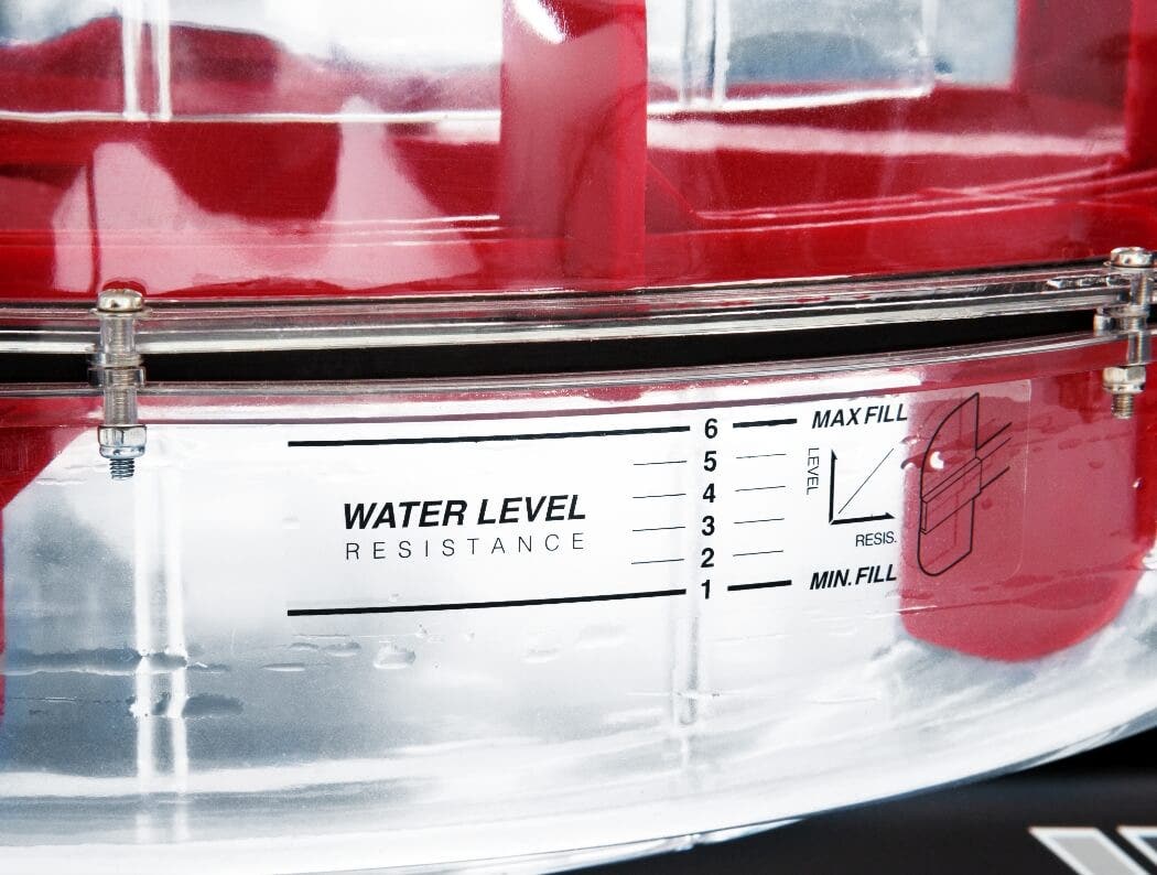 Widerstandseinstellung durch Wasserlevel Widerstandseinstellung durch Wasserlevel